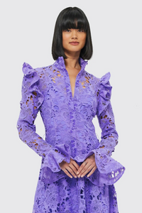 Leo Lin Aliyah Butterfly Sleeve Midi Dress