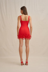 By Johnny ''Zinnia'' Flower Mini Dress