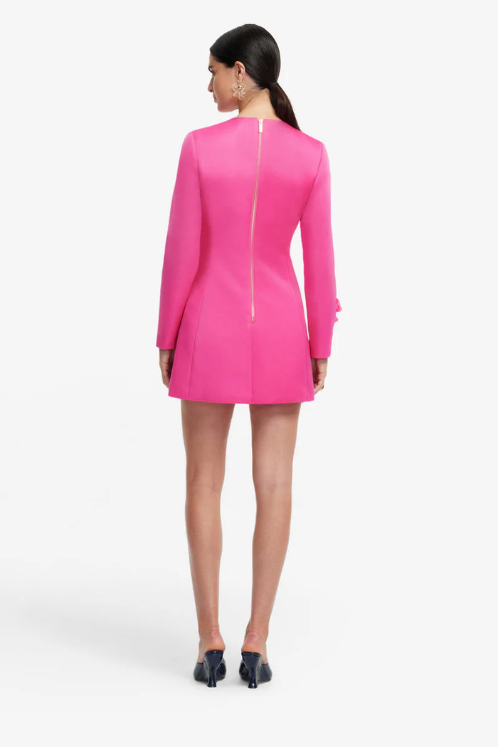 Leo Lin ''Aliza''  Long Sleeve Petal Mini Dress