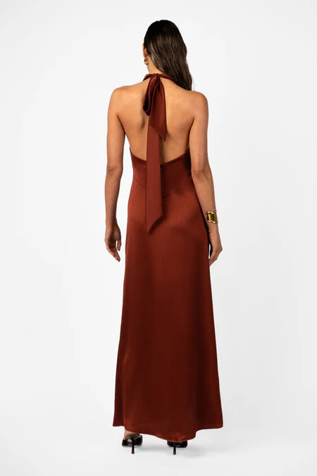 One Fell Swoop "Caira" Gown- Terra Rosa