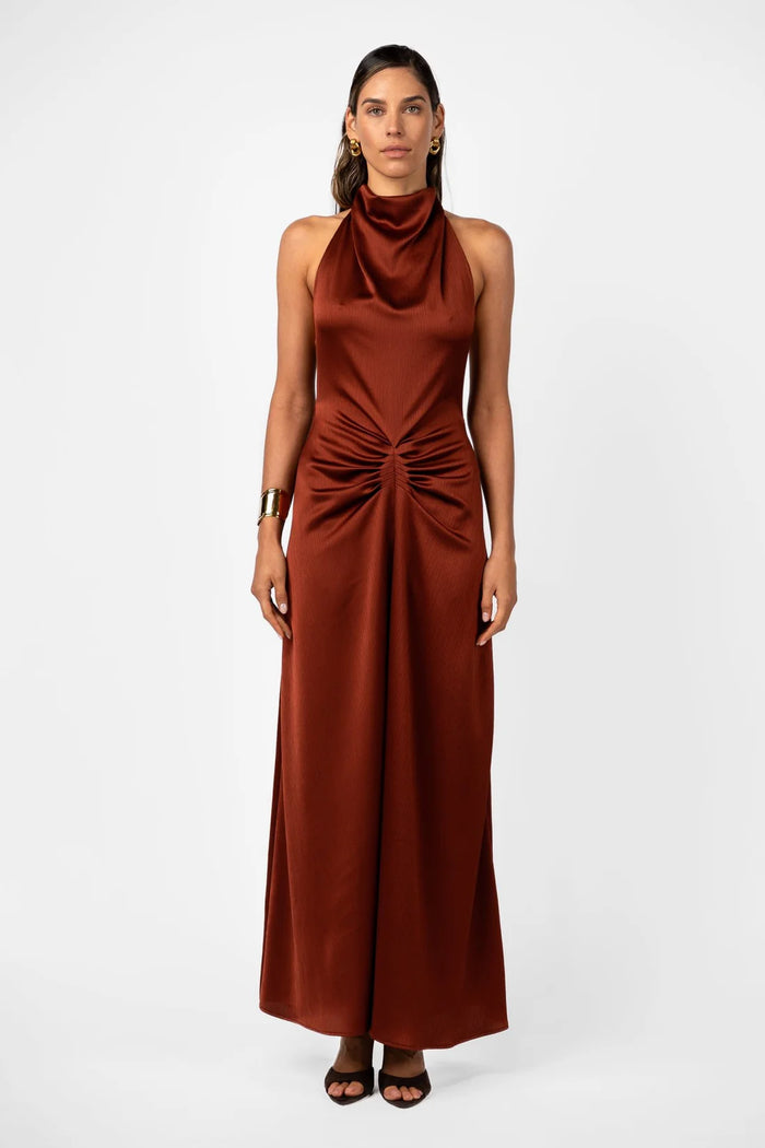 One Fell Swoop "Caira" Gown- Terra Rosa