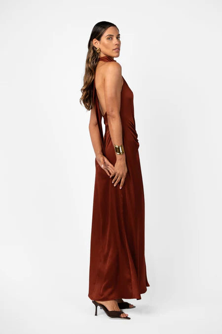 One Fell Swoop "Caira" Gown- Terra Rosa