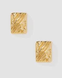 8 Other Reasons "BCC" Earrings - Gold