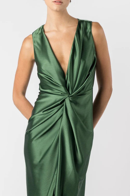one fell swoop green dress One Fell Swoop "Francis" Maxi Dress Your Secret Closet