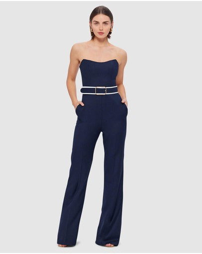 Leo Lin Mary Jumpsuit - Oxford Blue