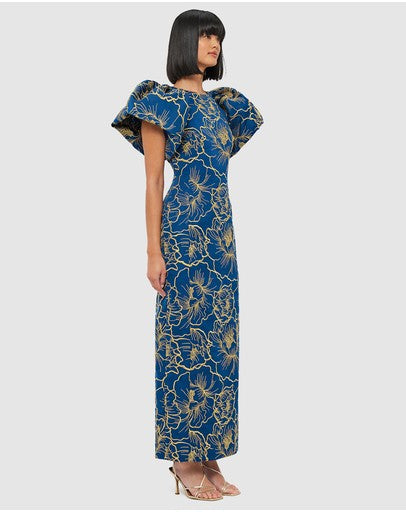 Leo Lin "Lucinda" Dress - Marine Blue