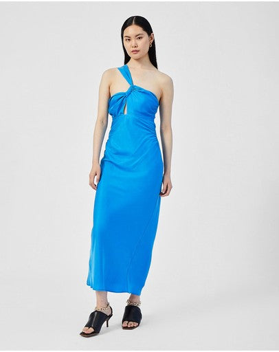 Suboo Hannah Asymmetric Strap Midi Dress