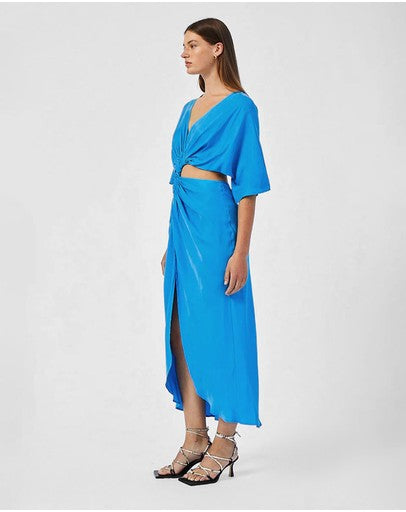 Suboo Hannah Rouched Cross Over Midi Dress