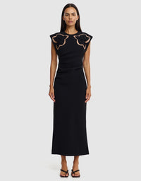 ACLER Koda Midi Dress – Black