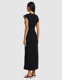 ACLER Koda Midi Dress – Black