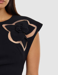 ACLER Koda Midi Dress – Black