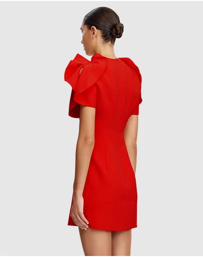 Acler "Normanhill" Mini Dress - Red