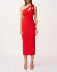By Johnny "Chiara" One Shoulder Midi Dress