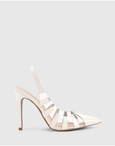 Lana Wilkinson "Sasha" slingback Heel - White