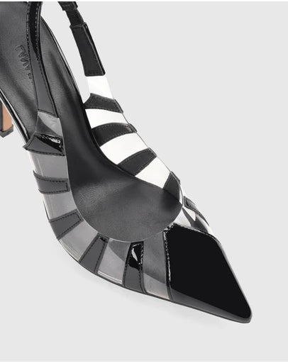 Lana Wilkinson "Sasha" slingback Heel - Black