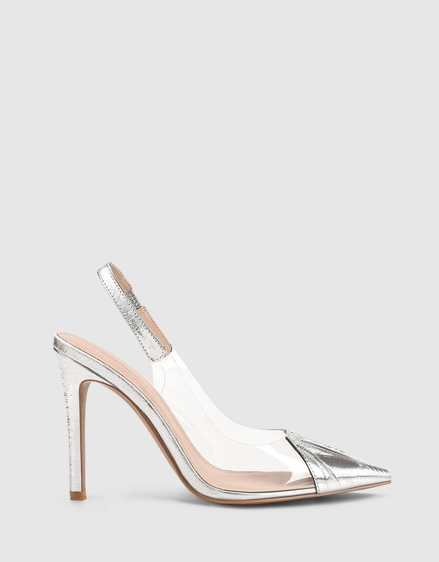 Lana Wilkinson "Romy" Slingback Pump - Silver