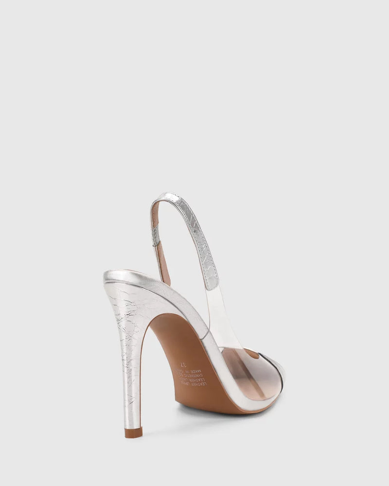 Lana Wilkinson "Romy" Slingback Pump - Silver