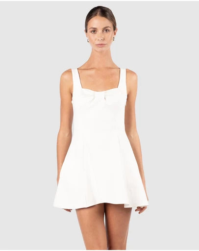 One Fell Swoop "Kiku" Bow Mini Dress