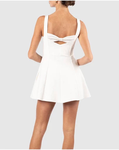 One Fell Swoop "Kiku" Bow Mini Dress