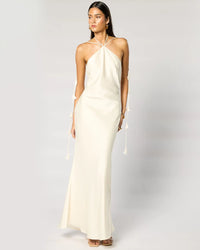 Winona "Saria" Halter Maxi Dress