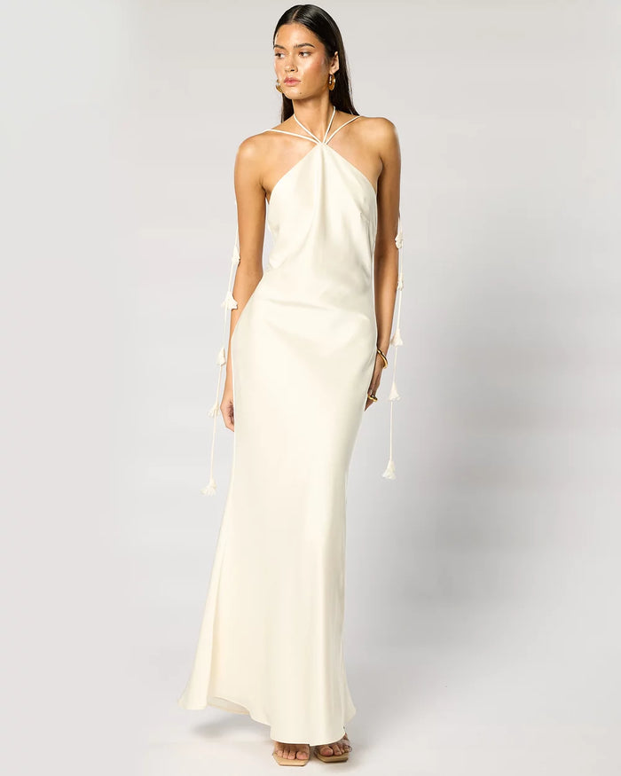 Winona "Saria" Halter Maxi Dress