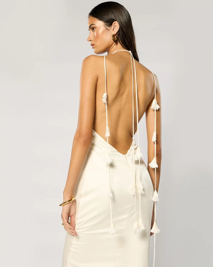 Winona "Saria" Halter Maxi Dress