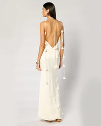 Winona "Saria" Halter Maxi Dress
