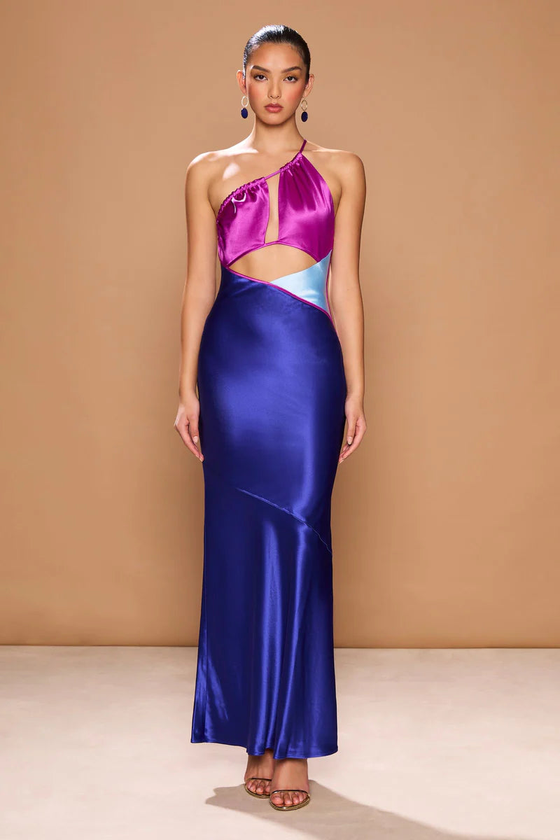Sonya Moda Aurora Spliced Dress - Viola