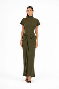 One Fell Swoop ''Lucent'' Maxi Dress - Loam Crepe