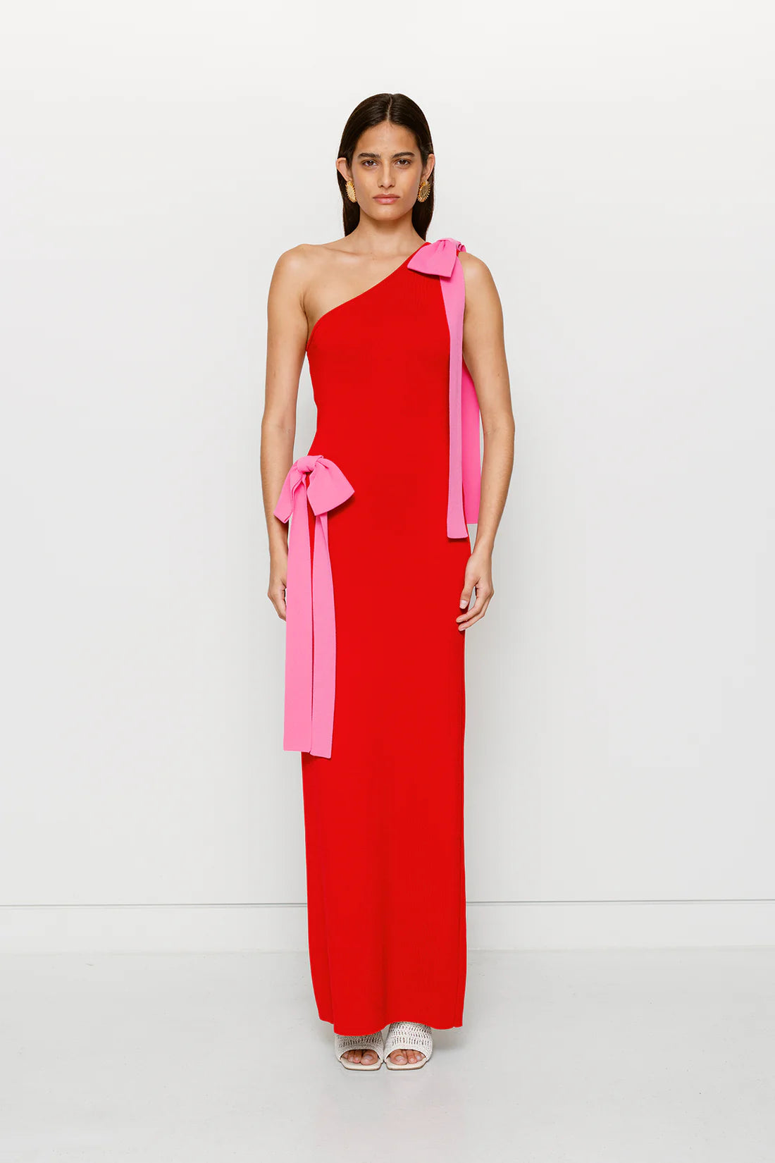 The Wolf Gang "Tacha" Maxi Dress - Cherry