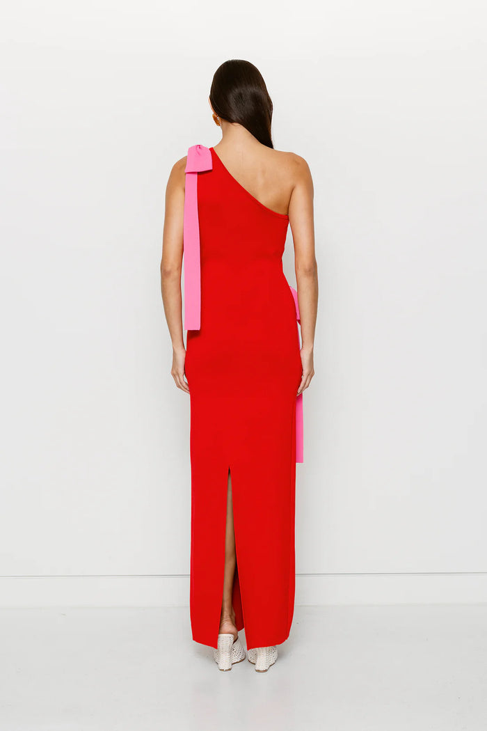 The Wolf Gang "Tacha" Maxi Dress - Cherry