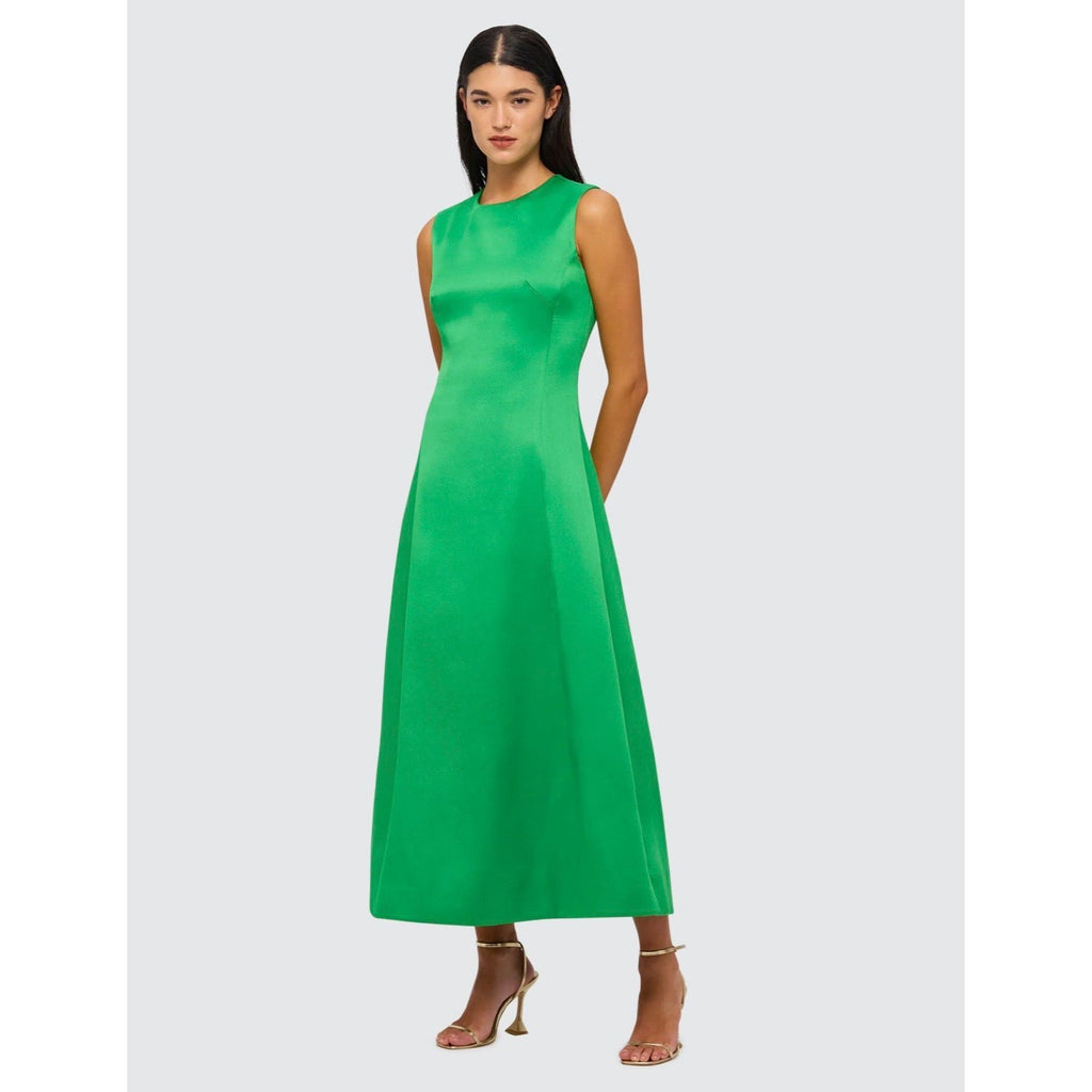 LEO LIN Cleo Sleeveless Midi Dress - Green