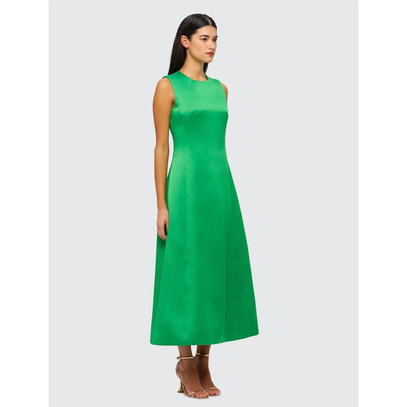 LEO LIN Cleo Sleeveless Midi Dress - Green