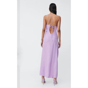 Suboo Andy Asymmetric Ruched Slip Dress